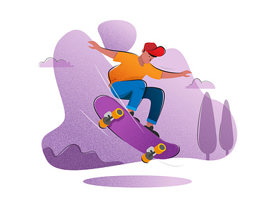 Flip-it! adobe illustrator art character art creative flat flip graphic design illustration line art skate skateboard vector