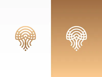 Jellyfish brand branding concept design geometric icon identity jellyfish line logo logotype sea simple