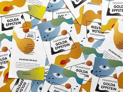 Theater Flyer branding cultural design flyers illustrative design postcards theater