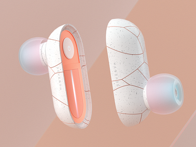 001 × Kin 3d after effects aftereffects c4d cinema 4d concept design earbuds illustration industrial music octane octanerender product ux