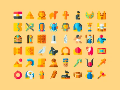 Egypt icons antique antiques birdie cat color colored egypt egyptian icon icon pack icon set icons icons design icons pack icons set minimal minimalism minimalist pharaoh pyramid