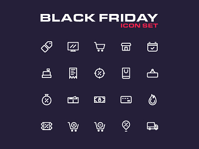 Black Friday Icons black friday icon