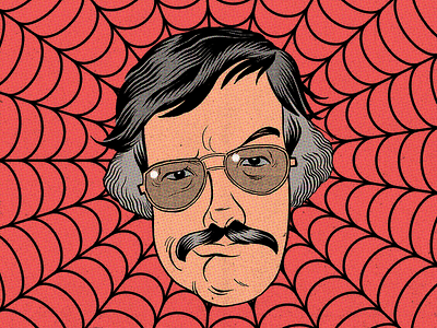 Stan Lee art caricature illustration marvel pen and ink photoshop rip stan lee