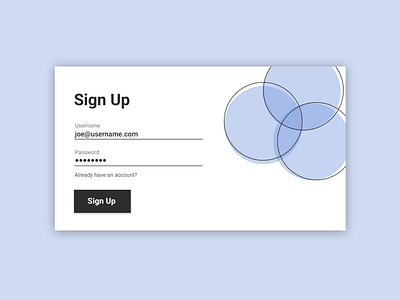 Daily UI #001 dailyui dailyui 001 design form sign up ui ux