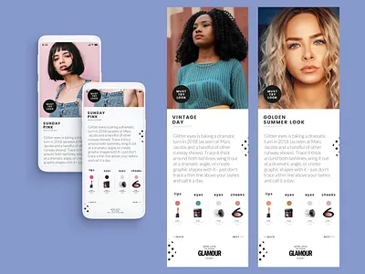 Beauty secret application app applayout article articledesign beauty beautyapp design layout makeup pink purple uidesign ux