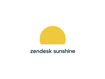 Zendesk Sunshine branding logo shoes zendesk