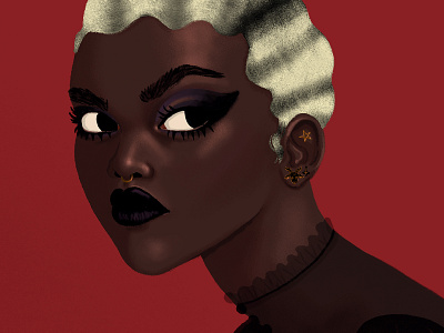 Prudence- Chilling Adventures of Sabrina art baphomet chilling adventures of sabrina digital painting fan art netflix portrait portrait painting prudence satanic tati gabrielle witch
