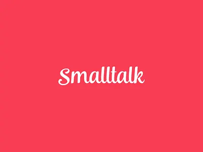 Smalltalk Logotype app branding logotype social media