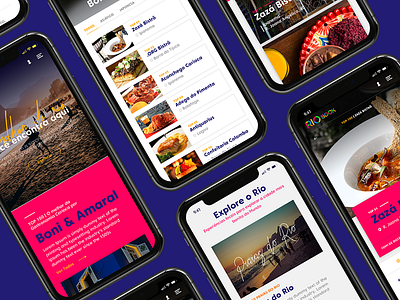 Rio Book Guide app design mobile ui ux