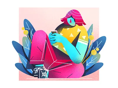 In daily life illustration 插图