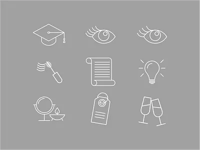 Acharya Set branding design geometric icon identity illustration logo mark minimal simplicity vector