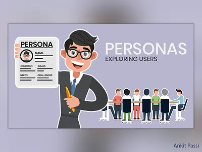 UX Principle: Personas adobe adobe illustrator adobe photoshop cc comic design flat design illustration persona typography ui design uiux ui ux ux vector