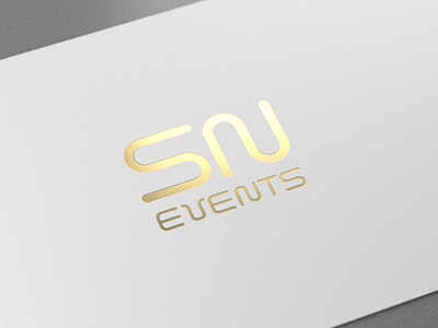 SN events logo proposal corporate logo design