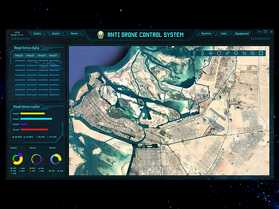 无人机操作系统 ui 设计