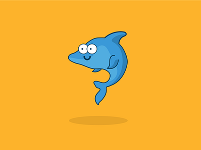 057 / 365 Shark 2d 2d character cartoon character art character concept character design fish flat flatillustration illustration sea shark vector