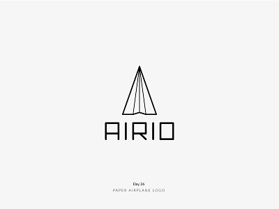 Daily Logo Challenge Day 26! - Paper Airplane Logo airplane dailylogo dailylogochallenge day26 logo logoconcept logodesign logodesigner logoidea logomark logotype paper paper airplane