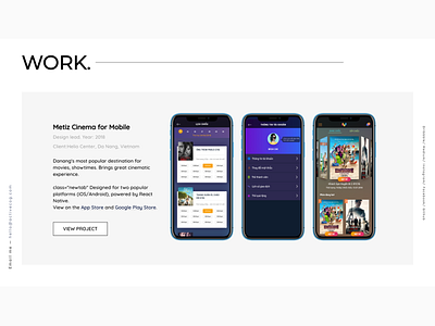 My Portfolio Design (Project showcase) android cinema entertainment ios iphone xs london minimal mobile animation mobile app movie app oslo portfolio portfolio design project react native tv uiuxdesign