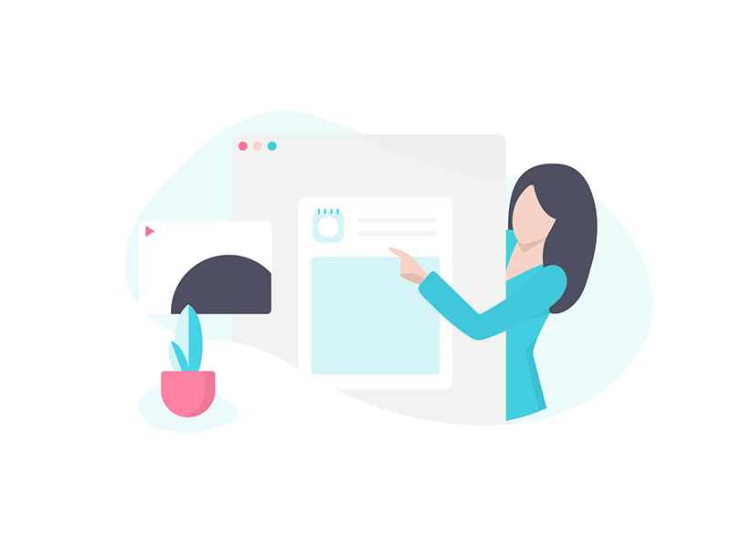 New app feature motion graphic after effects animation app blue branding character clean design flat identity illustration illustrator ios minimal mobile motion design motion designer ui ux vector