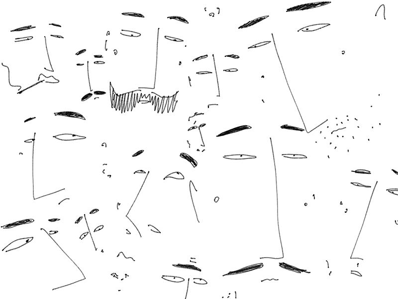 Same. animation cell animation character contemporary doodle gif illustration inktober portrait same