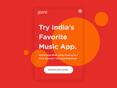 WAP Banner banner colors dailyui design design love gaana ideation typography ui