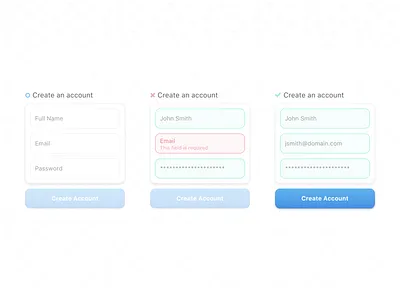 Register Form button create error form form builder html required shadow ui ux