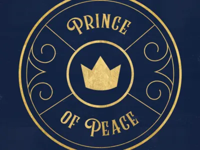 Christmas Icon christmas crown god prince of peace