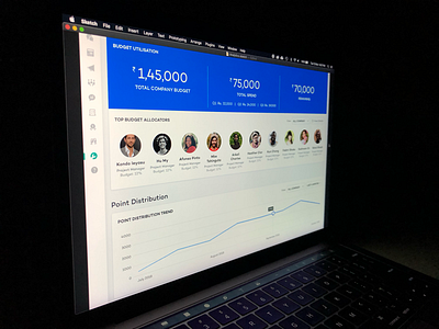 Analytics: Budget analytics dashboard product product design report ui ux