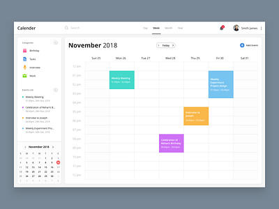 Calender App app design application design calender calender app celebration colors dashboard design date selector design manage organisation pakistan reminder scheduler task timetable ui design user interface design web app website app