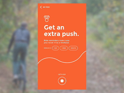 Strava Motivation biking running sketch strava ux design ux process workout app