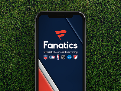 Fanatics Splash Screen app fanatics iphone mlb mls mobile device nba ncaa nfl nhl splash screen sports