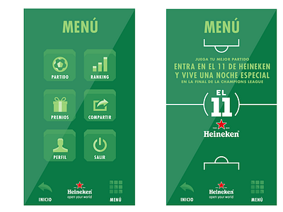 UEFA Champions Heinenken PWA agency android android app android app development animation app branding data collection design ecommerce illustration ios app logo progressive web app pwa typography ui ux vector web