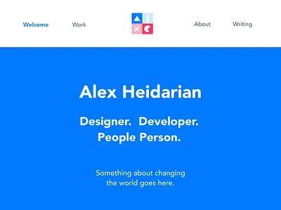 Portfolio Landing Page Mockup design portfolio ui ux design web