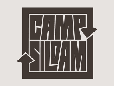 Camp Siloam branding camp design logo typography