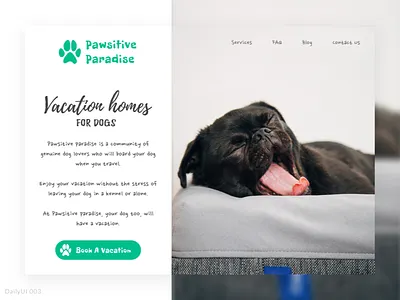 Dailyui 003 | Landing Page 003 challange dailyui design landing page ui website
