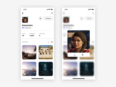 Avatar — 088 #dailyui 088 adobexd avatar challenge dailyui design ios ui user profile