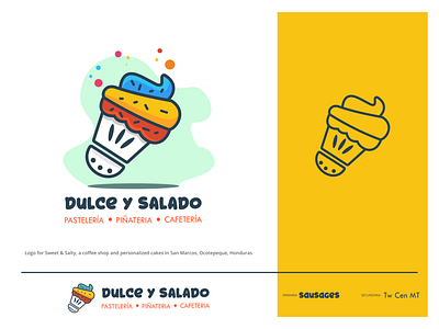 Sweet and Salty logo branding design honduras inkscape logo vector