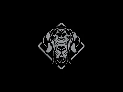 Great Dane badge dog great dane illustration logo outdoors patch