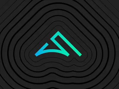 Atlanticbt Logo Mark atlantic black branding current cyan flexible logo ocean