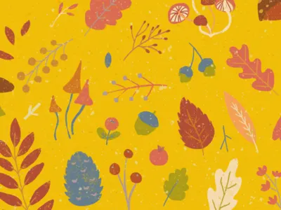 Fall Wallpaper coloful design distress icon illustration pattern rainbow retro shapes vector wallpaper