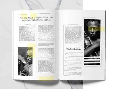 Ça va Jazzer animation branding concept design graphic jazz mag magazin magazine music print retro yellow