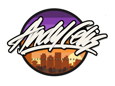 Personal project, arizona art brand branding city designer graffiti graphic handmade hip hop lettering logo orange phoenix purple street streetwear style typography urban