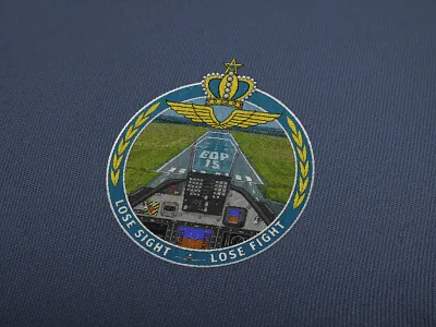 Patch for pilots authentic custom design old style patch photoshop pilot