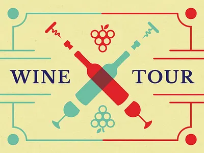 Wine Tour vector