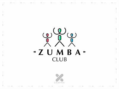 Zumba Club art artist brandmark color design designideas graphicdesign‏ graphics icon illustration logo logogrid typography vector web