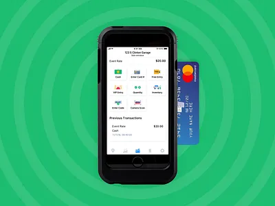 HeroTech Payment Screen app event parking point of sale ui ux venue