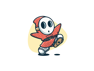 Hypebeast Shy Guy art artwork design dribbble gaming graphic graphic design illustration illustrations minimal retro retro gaming shot shots simple simple design vector