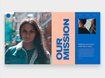 Our Mission branding color colour design illustration typography ui ux