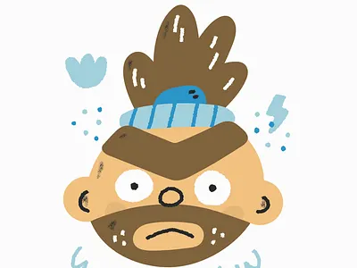 Papa bolt 🌩 anime character characterdesign design fanart illustration illustrator japanese language manga recreation video games weird yokai