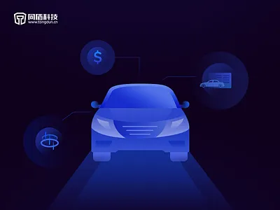 Automobile Finance automobile blue dark finance