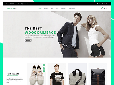 Roneshopbee e-Commerce PSD Template design ecommerce roneshopbee template